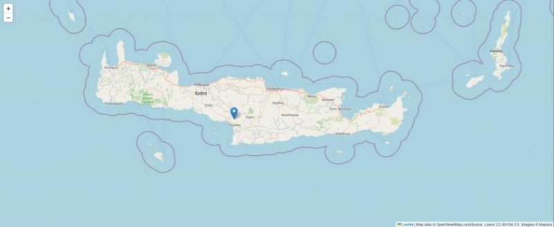 Klima Kreta, Klima Zwei projektierte Villen mit je 90m² Wfl. Haus kaufen